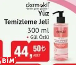 DERMOKİL YÜZ TEMİZLEME JELİ